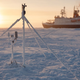 Science instruments installed near Polarstern.